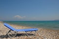 Lounge chair at beach