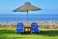 Lounge Chairs by the Pool Royalty Free Stock Photo