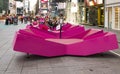 Lounge chairs In Times Square