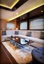 Lounge of sailboat