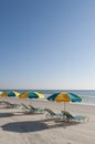 Lounges & Umbrellas on Daytona Beach