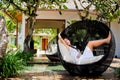 Lounging Outdoors Royalty Free Stock Photo