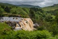 Loup of Fintry waterfalls after rain storm