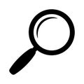 Loupe icon. Magnifying glass icon, magnifier symbol.