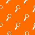 Loupe pattern vector orange