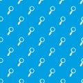 Loupe pattern vector seamless blue