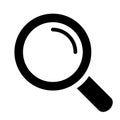 Loupe search vector icon