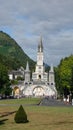 Sanctuary of Our Lady of Lourdes in the Pyrenees, France