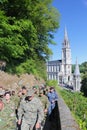 Croatian soldiers at millitary pilgrimage in Lourdes, France
