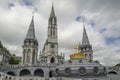 Lourdes, Midi-PyrÃÆÃÂ©nÃÆÃÂ©es, France; June 2015: Our Lady of Lourdes Basilica in Lourdes, France