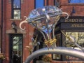 Louro and Sons Jewellers store front with oversized ring stone