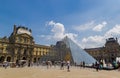 Lourve museum in Paris Royalty Free Stock Photo