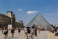 Lourve museum in Paris Royalty Free Stock Photo