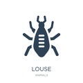 louse icon in trendy design style. louse icon isolated on white background. louse vector icon simple and modern flat symbol for Royalty Free Stock Photo