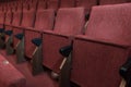 Lousy red theater chairs
