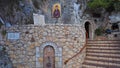 SAINT PATAPIOS MONASTERY- LOUTRAKI, GREECE Royalty Free Stock Photo