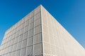 The Louvre Abu Dhabi, amazing exterior picture of the white walls building. Place for Museums, galleries, exhibitions in UAE