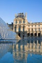 The Louvre Art Museum in Paris Royalty Free Stock Photo