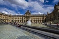 Louvre facade in Paris