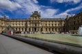 Louvre facade in Paris