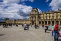 Louvre facade in Paris