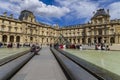 Louvre facade in Paris