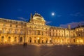 Louvre Museum in central of Paris, France Royalty Free Stock Photo