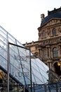 Louvre Museum Entrance Royalty Free Stock Photo