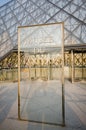 Louvre Museum Entrance on June 5 in Paris, Franc Royalty Free Stock Photo
