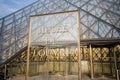 Louvre Museum Entrance Royalty Free Stock Photo