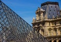 Louvre museum. Famous historical art landmark in Europe.