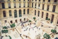 Louvre Museum interior Royalty Free Stock Photo