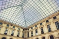 Louvre Museum interior Royalty Free Stock Photo