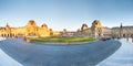 Louvre museum with landmark entrance - pyramid