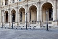 the louvre in paris france Royalty Free Stock Photo