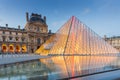 Louvre Museum in Paris, France. Royalty Free Stock Photo