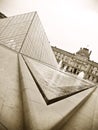 Louvre museum and Pyramid