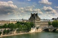 Louvre Museum seen from Orsay museum top