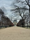 Louvre museum and the tuilleries garden, Paris, France