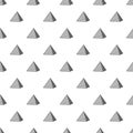 Louvre pyramid pattern vector seamless