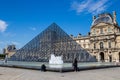 Louvre Pyramid Pyramide du Louvre, paris Royalty Free Stock Photo