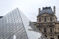 The Louvre Pyramid Pyramide du Louvre is a large glass and metal pyramid designed by Chinese-American architect I. M. Pei