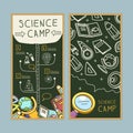 Lovable science camp banner