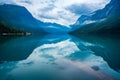 Lovatnet lake Beautiful Nature Norway.