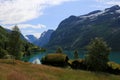 Lovatnet lake near Loen in Norway