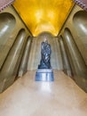 LOVCEN, MONTENEGRO - JUNE 2, 2019: Statue in Njegos mausoleum in Lovcen national park, Monteneg