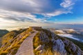 Lovcen Mountains National park at sunset - Montenegro