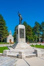 Lovcenska vila statue in Cetinje, Montenegro Royalty Free Stock Photo