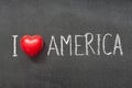 Love America Royalty Free Stock Photo