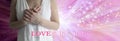 Love is the Antidote message banner